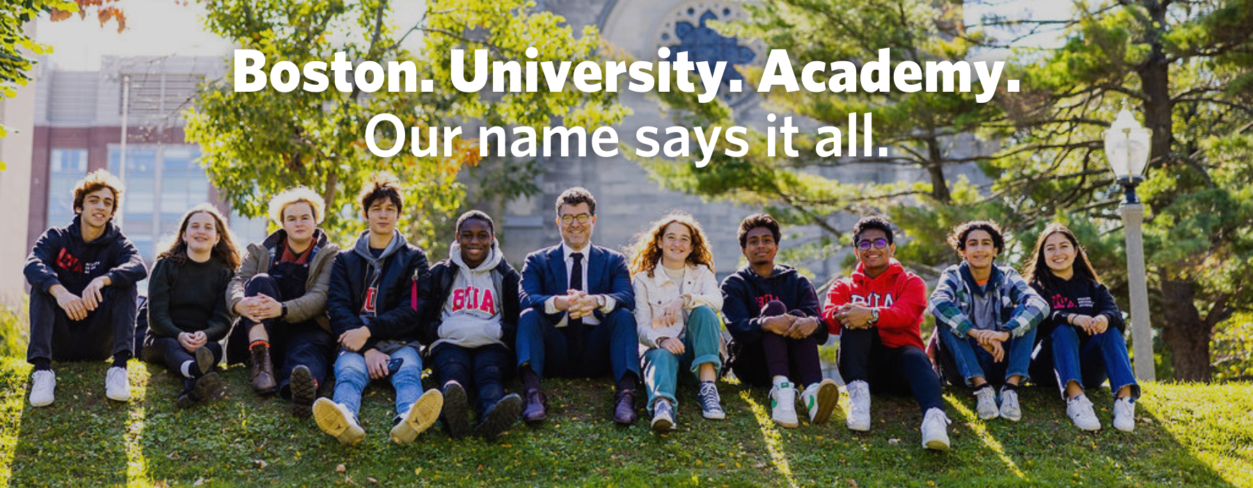 BUA students on BU Beach